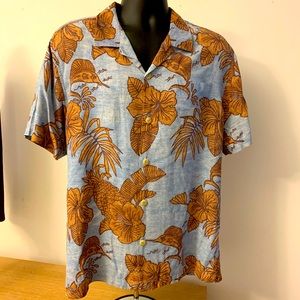 Hawaiian Floral silk shirt, gorgeous